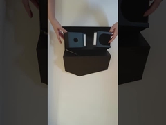 Caja de la tapa de la solapa magnética de lujo con logotipo personalizado