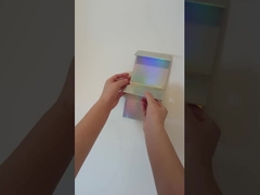 Logotipo personalizado Caja de tapa con tapa magnética Cajas de regalo de Navidad plegables Cajas plegables al por mayor