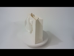 El regalo impreso aduana del Libro Blanco empaqueta el punto al por mayor Logo Ribbon Handle ULTRAVIOLETA