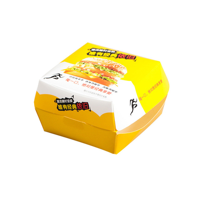 comprar La hamburguesa de papel impresa de encargo encajona el fabricante al por mayor de empaquetado online manufacture