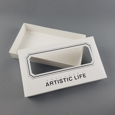 comprar Caja de papel impresa con la fábrica de empaquetado de las cajas de la ropa de encargo clara de la tapa online manufacture