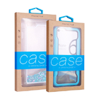 Printed Eco Friendly Brown Kraft Paper Box With Hanger Hole For Mobile Case