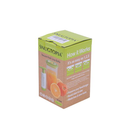 comprar El uno mismo calificado impreso que cierra las cajas de papel acanaladas embotella al proveedor de empaquetado online manufacture