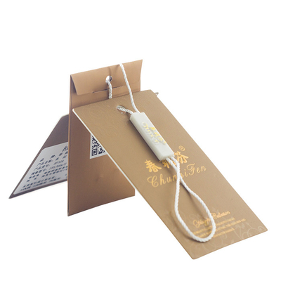 comprar La ropa de papel de encargo de Pinted marca y etiqueta el fabricante con etiqueta con la pequeña bolsa de papel online manufacture