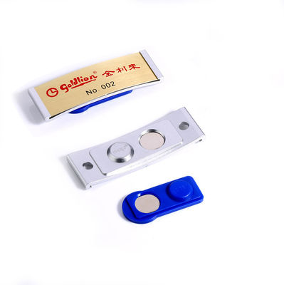 comprar Pedir personal reutilizables insignias de nombre con espalda magnética Etiquetas de nombre uniformes para eventos online manufacture