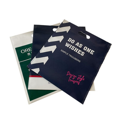 comprar Precio de la bolsa de transporte personalizada barata de corte D no tejida promocional de corte D con logotipo impreso online manufacture
