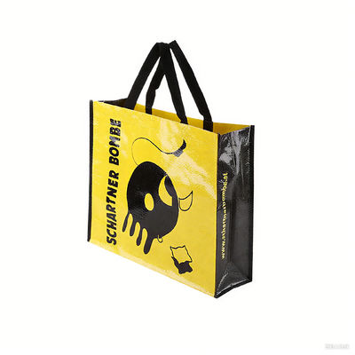 comprar Bolsas de mano de tejido laminado PP con asas, bolsas de compras y promocionales con impresión personalizada online manufacture