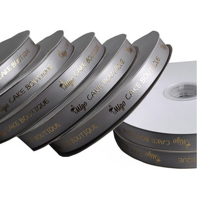 comprar Cinta de satén barata con logotipo dorado estampado en caliente – Fábrica de cintas personalizadas asequibles online manufacture