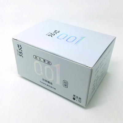 comprar Caja de papel de lujo impresa a medida con estampado holográfico en papel de oro y logotipo en relieve online manufacture