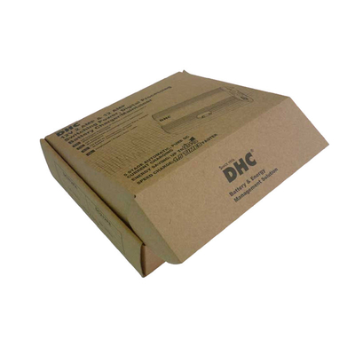 comprar La E-flauta de encargo Kraft acanaló las cajas de envío de papel de los anuncios publicitarios con la impresión de las ilustraciones online manufacture