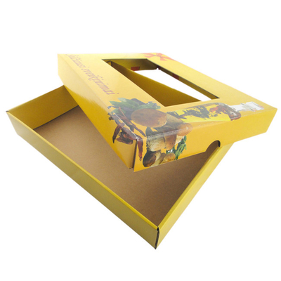 comprar La E-flauta impresa de encargo acanaló las cajas de ventana de papel que empaquetaban con la tapa online manufacture