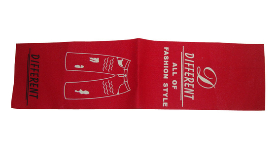 comprar La aduana del doblez de centro cose en etiquetas dobladilla las etiquetas tejidas las etiquetas cosidas Logo Fabric Labels Printing de la etiqueta online manufacture