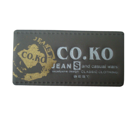 comprar Las etiquetas de cuero de encargo de Debossed, ropa personalizada etiquetan con monograma online manufacture