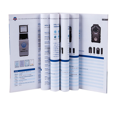comprar Folleto ULTRAVIOLETA del folleto del punto que imprime el diseño moderno del papel revestido de C2S promocional online manufacture