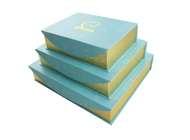Hot Stamping Gift Packaging Boxes Hologram Logo Imprintable 250gsm Paper