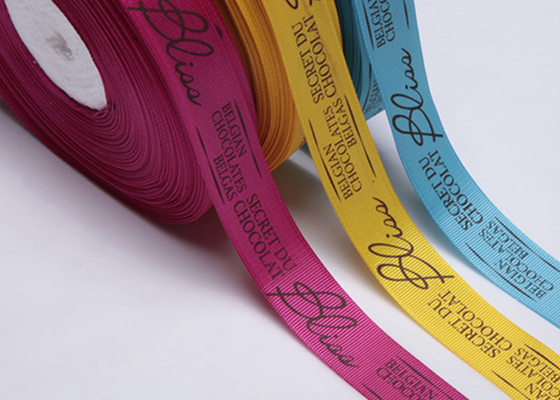comprar La aduana a granel imprimió la cinta grosgrain por el regalo de la yarda pre cortó para las ropas online manufacture