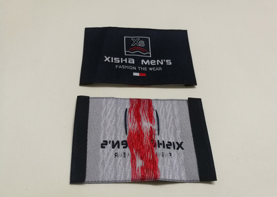 comprar El nombre tejido las etiquetas de costura personalizado marca etiquetas tejidas del cuello con etiqueta con Logo Manufacturer online manufacture