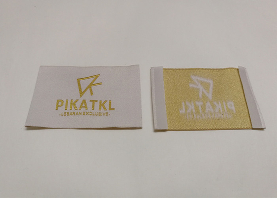 comprar La etiqueta tejida de costura personalizada marca el material del poliéster con etiqueta/del hilo de algodón para la ropa online manufacture