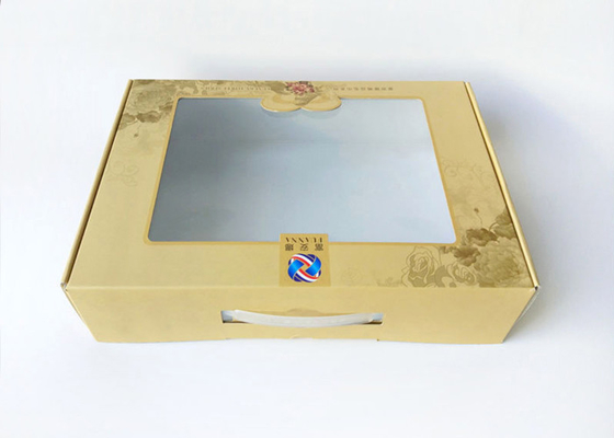 comprar Anuncio publicitario de un sólo recinto blanco de la caja de ventana de la cartulina acanalada con la impresión del diseño online manufacture