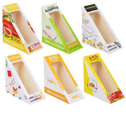 Caja de color de impresión de encargo del papel del bocadillo que empaqueta con el fabricante de la ventana