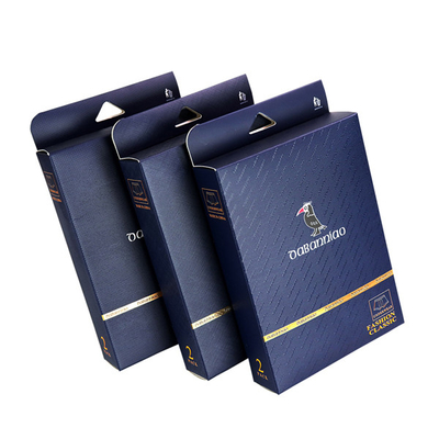 Un buen precio. Ordene la caja de empaquetado de la ropa interior de papel impresa con la laminación mate de la capa ULTRAVIOLETA para la venta en línea