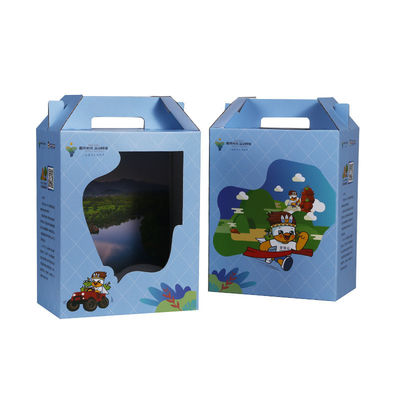El portador inferior auto de la cartulina acanalada de la E-flauta de Recyled encajona a Toy Package