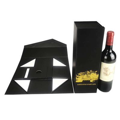 Un buen precio. Impresión de logotipo Cajas de botellas de vino Embalaje Cajas regalo de vino Cartón Cajas de vino al por mayor para la venta en línea