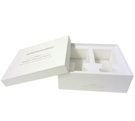 Un buen precio. Barato Logotipo personalizado Caja de regalo cosmética Embalaje de velas Embalaje de presentación Cajas con tapa en línea