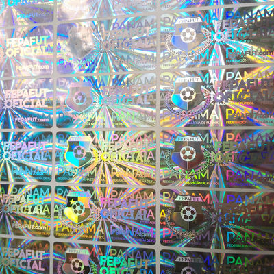 Un buen precio. Impresión de pegatinas holográficas personalizadas Etiquetas holográficas 3D con diseño no transferibles en línea