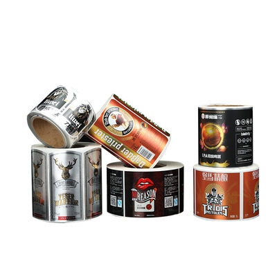 Un buen precio. Etiquetas de botellas de vino impresas a medida Etiquetas impermeables y autoadhesivas para marca en línea