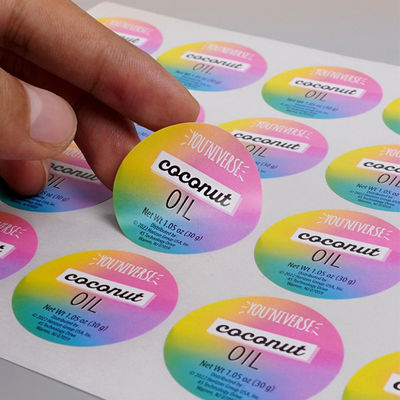 Un buen precio. Pegatinas de papel personalizadas baratas, etiquetas autoadhesivas ecológicas, pegatinas para negocios en línea