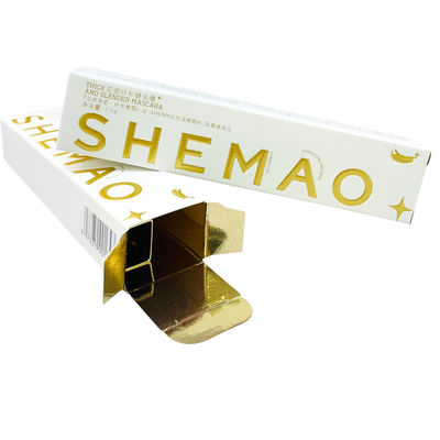 Un buen precio. Premium Custom Paper Eyelash Mascara Boxes with Gold Foil & Embossed Logo – Luxury Cosmetic Paper Packaging en línea