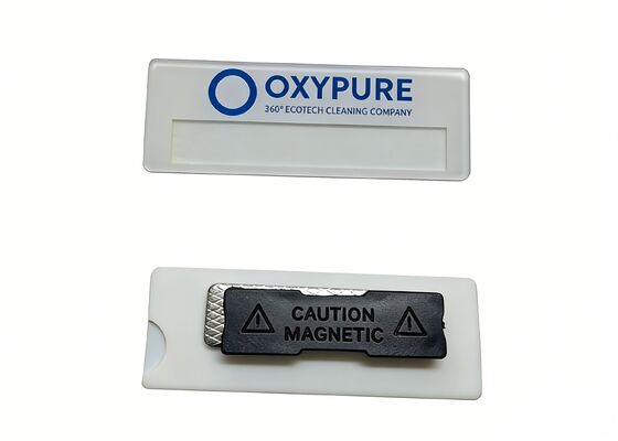 Un buen precio. Etiquetas de nombre personalizadas Titular Placas de nombre magnéticas Personal Nombre de insignia con logotipo personalizado en línea