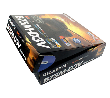 Un buen precio. Caja de cartón plegable de encargo de Tab Lock Roll End Corrugated para el envío de la ropa en línea