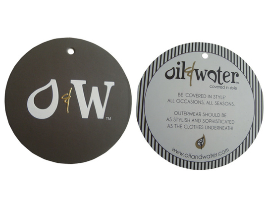 Un buen precio. La aduana impresa alrededor del papel de papel de tarjetas marca el logotipo de Matt Lamination Emboss Gold Foil con etiqueta en línea