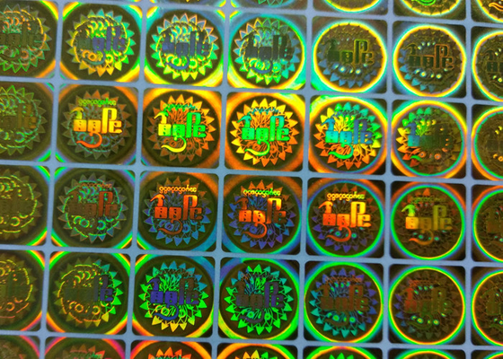 Un buen precio. La aduana del oro de la seguridad 3D imprimió color adhesivo del cambio de la etiqueta engomada del holograma de las etiquetas de la etiqueta engomada en línea