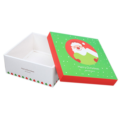 Un buen precio. Cajas de regalo de papel dobladas que empaquetan con las cajas del cartón de las tapas para la Navidad en línea